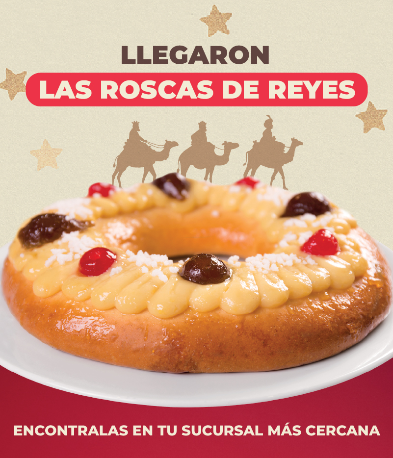 Llegaron las roscas de reyes a Bakery