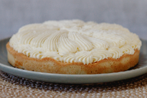 Tarta de banana y dulce de leche