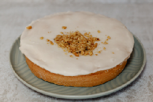 Tarta de manzana glaseada